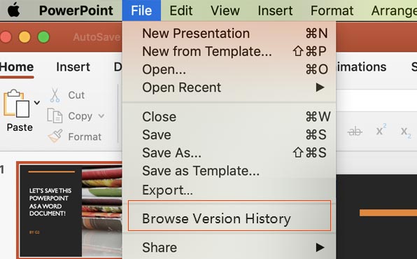 Powerpoint For Mac Autosave Location